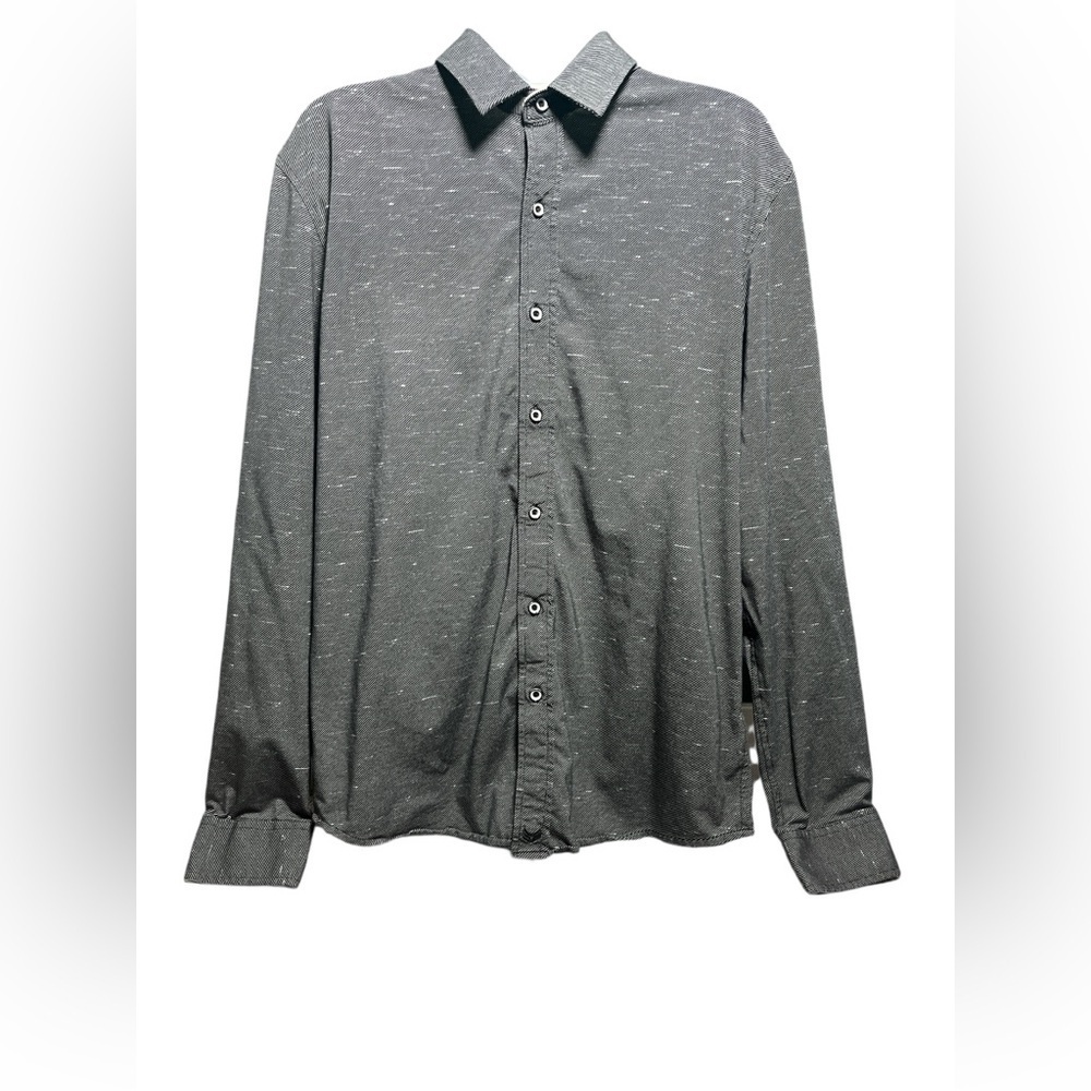 Men’s Buttercloth Regular Fit Button Front Shirt Size Medium
